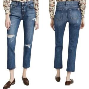 Joe’s Jeans Women’s 29 Medium Blue Wash The Scout Mid Rise Slim Boyfriend Jeans